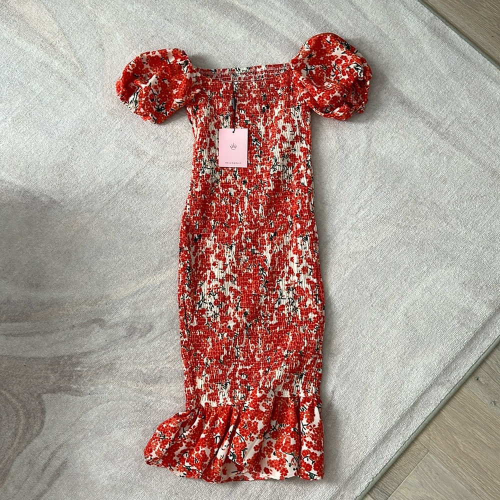 Hello Molly off the shoulder midi dress - NEVER WORN